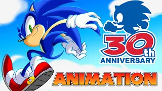 Animation: Happy 30th Anniversary Sonic!!!!