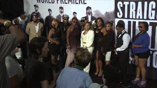 Straight Outta Compton: Dr. Dre Arrives to the Red Carpet Premiere | ScreenSlam