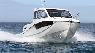 Quicksilver 755 Weekend powered by Mercury 225 hp V6 outboard.