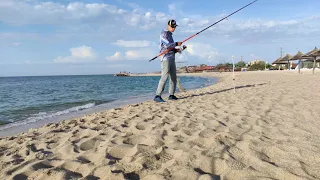 Пеленгас ловля солнечным ранним утром. Снасти наживка.