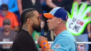 Jimmy Uso encara a John Cena en su regreso a SmackDown