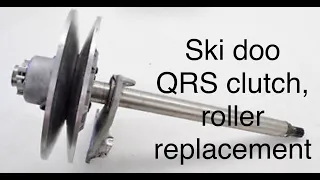 Skidoo QRS roller replacement (revised video with new content)