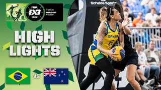 Brazil v New Zealand | Women | Highlights | Crelan FIBA 3x3 World Cup 2022