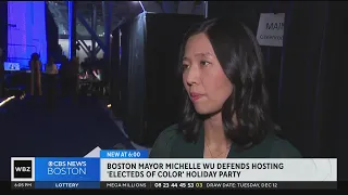 Boston mayor defends "Electeds of Color" holiday party