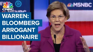 Warren on Bloomberg: Democrats won't win by 'substituting one arrogant billionaire for another'