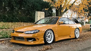 Building 400hp Nissan 240sx in 10 minutes | S14 build (Silvia conversion)