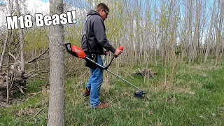 Milwaukee M18 FUEL Bike Handle Brush Cutter & String Trimmer 3015-20 Review