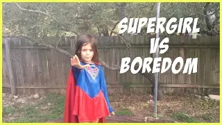 Little Supergirl vs Boredom, Wonderwoman In Real Life, Kid Hulk | Superhero Kids Videos