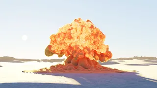 Blender nuke explosion with mantaflow!