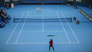 TopSpin 2K25 Naomi Osaka vs Serena Williams aus open