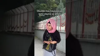 Okuldan kaçmaya çalışan tiplemeler