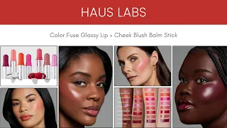 Haus Labs Color Fuse Glassy Lip + Cheek Blush Balm Stick