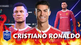 FIFA 22 Cristiano Ronaldo Pro Clubs Creation (UPDATED)