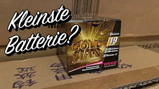 Weco Gold Stars - kleinste Batterie auf dem deutschen Markt?