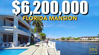 Inside a $6,200,000 WATERFRONT MANSION FLORIDA | Deerfield Beach | Luxury Home Tour | Peter J Ancona