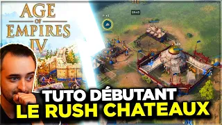 Age Of Empires 4 ⚔️ | TUTO Débutant : Le RUSH AGE CHATEAUX MONGOLS !