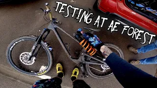 TESTING AT AE FOREST!!! (SUSPENSION TWEAKS AND SETTINGS)