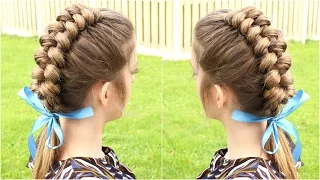 DIY Dutch Infinity Braid Hair Tutorial | Braidsandstyles12
