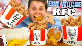 Eine Woche nur KFC ESSEN 2.0😰🍗 - SELBSTEXPERIMENT(ICH WILL NICHT MEHR!🤒)