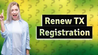 Can I renew my TX car registration online?