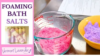 How I Make DIY Bubble Salts RELAXING Bath Scent | Plus Recipe