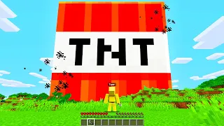 Using MODDED TNT to DESTROY Minecraft!