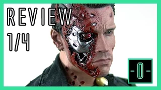 Enterbay Terminator 2 T-800 Battle Damaged 1/4 video review - Masterpiece HD