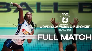 ITA🇮🇹 vs. JPN🇯🇵 - Full Match | Semi Final | Women's U21 World Championship | Lèon