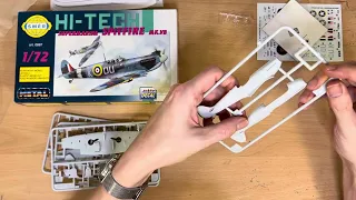 WHATS IN THE BOX? SMER 1998 HI TECH, SUPERMARINE SPITFIRE Mk.VB 1/72. KIT REVIEW