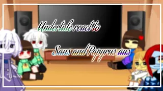 Undertale react to Sans and Papyrus aus 🌭🍝 part (3/4)! ⚠️blood⚠️