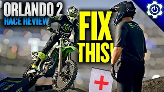 2021 Orlando 2 Race Review | Supercross 3 Orlando 2 Gameplay