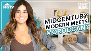 Midcentury Modern Condo Renovation with a Moroccan Twist | Windy City Rehab | HGTV