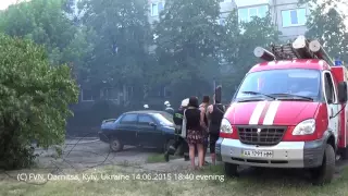 Бедствие! Горит Крыша Дома на Дарнице Киев, Украина