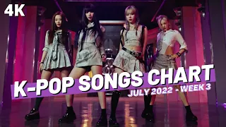 (TOP 100) K-POP SONGS CHART | JULY 2022 (WEEK 3)