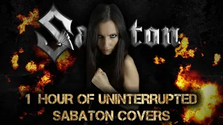 1 Hour of Uninterrupted SABATON Songs [Covers by ANAHATA || Workout, Gaming, Power Mix]