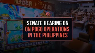 Senate hearing on POGO operations in the Philippines