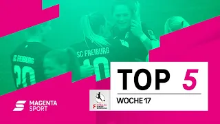 Top5 - Woche 17 | FLYERALARM Frauen-Bundesliga | MAGENTA SPORT