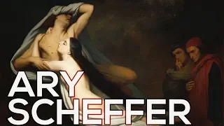 Ary Scheffer: A collection of 44 paintings (HD)