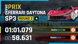 Ferrari Daytona SP3 - GRAND PRIX Round 2 - 1⭐ Touchdrive & Manual Reference Laps - FUTURE HYMN