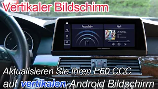 PEMP BMW e60 vertikaler 10,25-Zoll-Android-Bildschirm Installationsmethode (Deutsch)