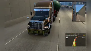 American Truck Simulator. Негабаритный груз: Большой резервуар (20х16х14, 35т)