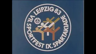 1983 VII  Deutsches Turn  und Sportfest in Leipzig