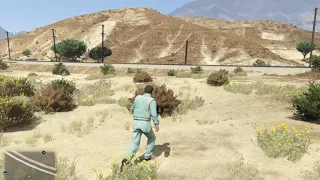 Grand Theft Auto V: Running 0.3 of 5 miles in the desert to show my devotion to the Epsilon Program