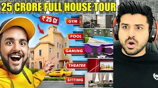 Pakistani React on Our NEW 25 CRORE FULL HOUSE TOUR !! *Secrets Revealed* | Reaction Vlogger