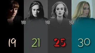 Adele | 19 vs 21 vs 25 vs 30 (Album Battle) 🧡💚💌🍷