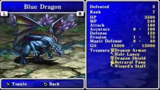 Final Fantasy II Bestiary