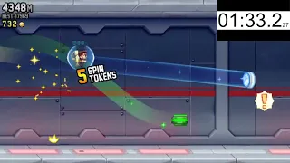 Jetpack Joyride 10000m Speedrun v3 (former WR)