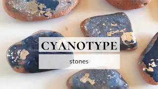 How I make cyanotype pebbles