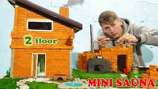 BUILDING A MINI SAUNA AND A MINI HOUSE - DIY