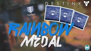 Destiny Make a Rainbow Bounty FAST - HOW TO GET RAINBOW MEDALS FAST